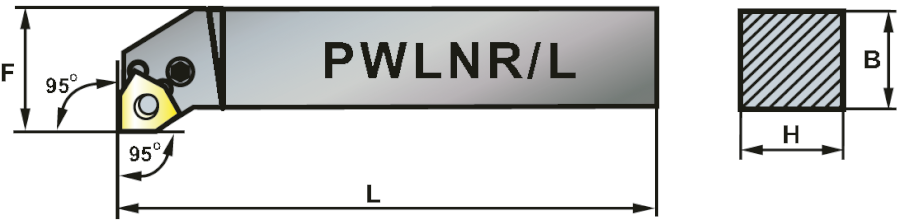 PWLNR 2525-08K soustružnický držák