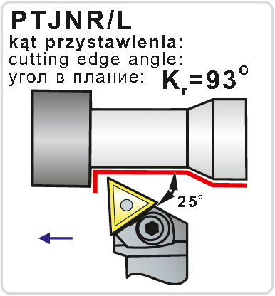 PTJNL 2525-22 soustružnický držák