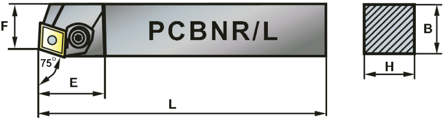 PCBNR 4040-19 soustružnický držák