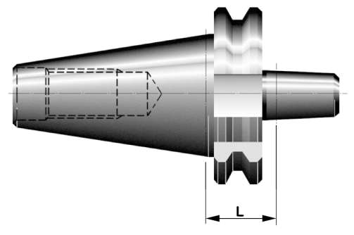 DIN 69871 A - Trny pro vrtačková sklíčidla
