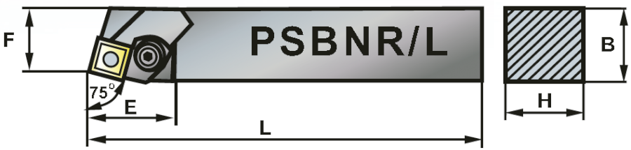 PSBNL 2020-12K soustružnický držák