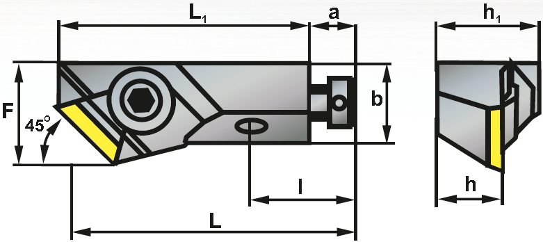 CTSPL 12CA16 vyvrtávací tyč