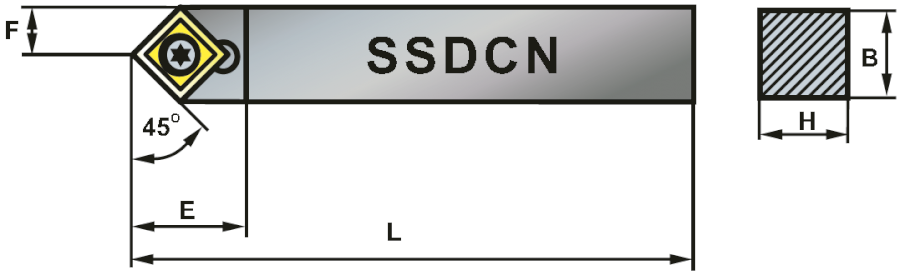 SSDCN 1010-06 soustružnický držák