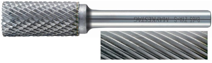 10 x 65 mm ZYA-S, cut 3, SK karbidová technická fréza stopka 6 mm*