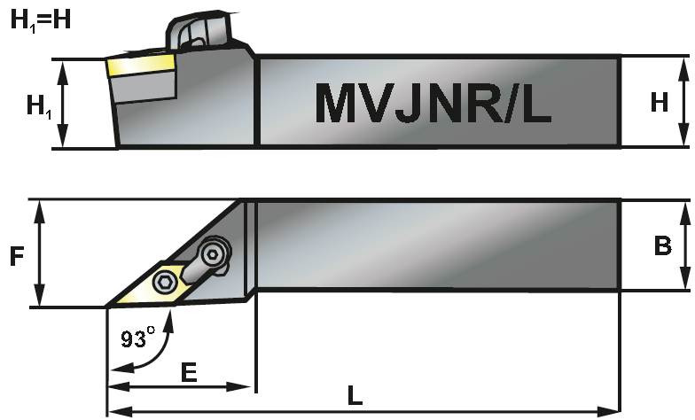 MVJNL 2020 K16 soustružnický držák