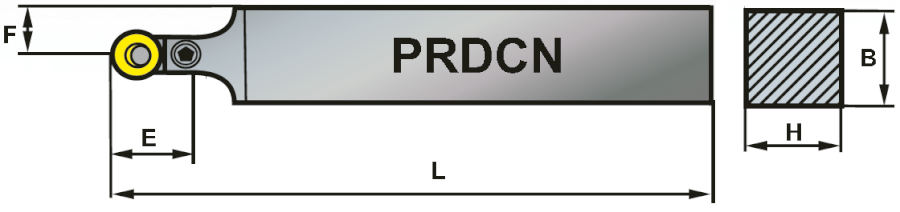 PRDCN 4040Q25K soustružnický držák