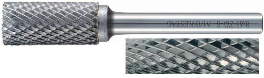 08x65mm ZYA-S, typ ostří  4,SK tech.fréza, průměr upínací stopky 6 mm