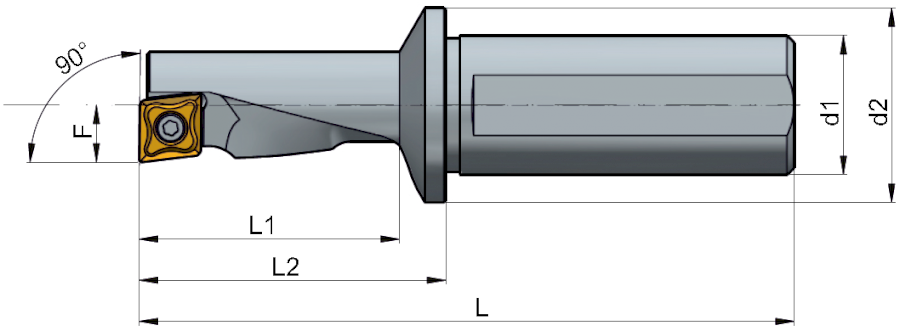 SCL2.25D14-16XP07 vyvrtávací nůž SmartCut