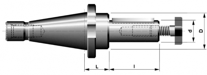 50x16;DIN2080;frézovací trn pro frézy s podélnou unášecí drážkou