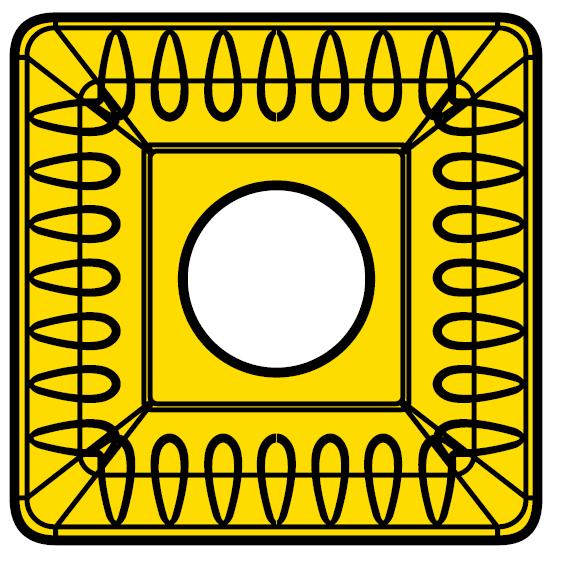 SNMM 250924S-SR ;6630 negativní soustružnická destička