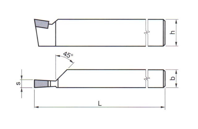 16x10 ČSN3730 H10 zapichovací nůž soustružnický