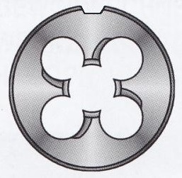M 4,5x0,5 HSS-LH/lamač, 22568(6g)  závitová kruhová čelist