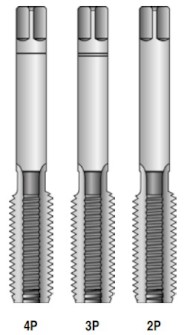UNC7/8-9 NO sada(3ks) závitníky sadové unifikovaný hrubý závit PN8/3015 lícování 2B