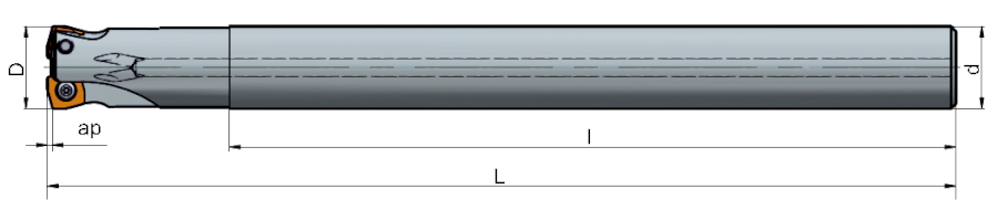 R55X.21-2525XP07-225 stopková fréza