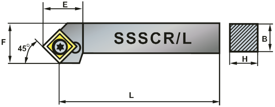 SSSCR 1212-09 soustružnický držák