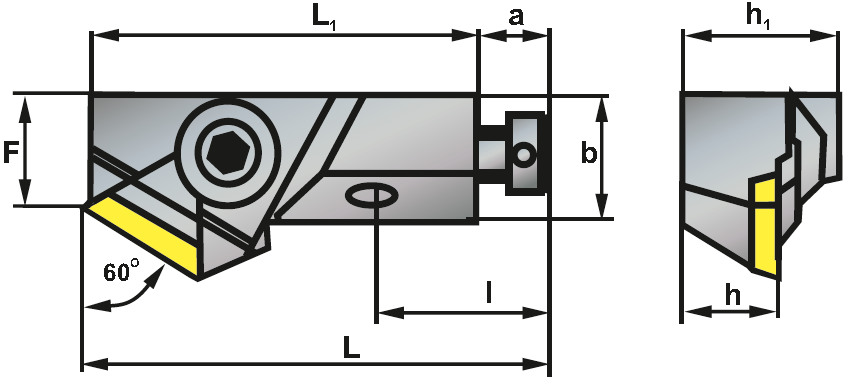 CTTPL 12CA16 vyvrtávací tyč