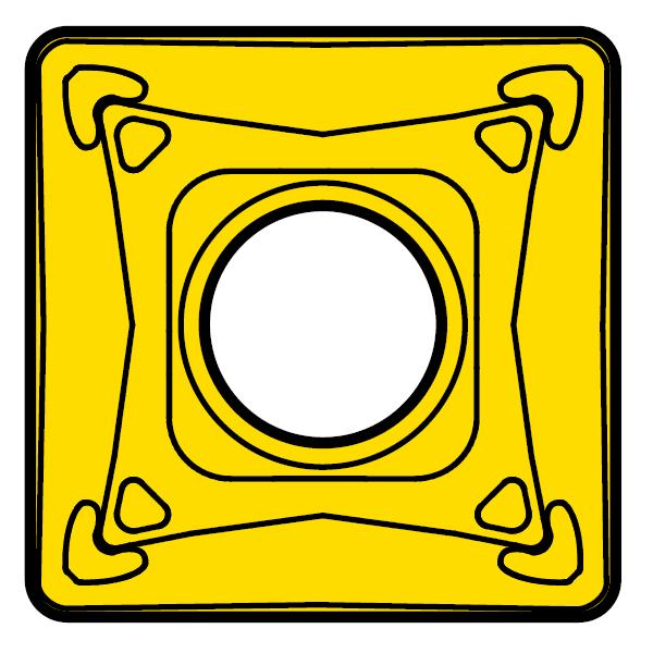 SNMG 190612E-M ;6630 negativní soustružnická destička