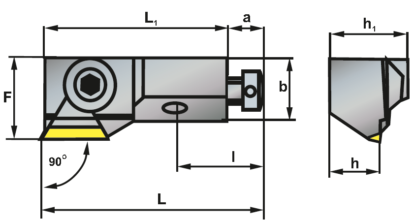 CTGPR 12CA16 vyvrtávací tyč