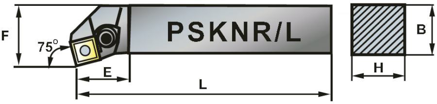 PSKNL 2525-12 soustružnický držák