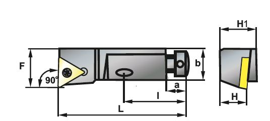 STFCR 12CA16 vyvrtávací tyč