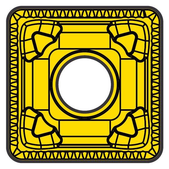 SNMM 250924E-HR ;6630 negativní soustružnická destička