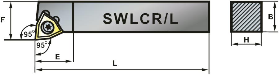 SWLCR 1616-06 soustružnický držák