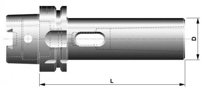HSK-A100x4-170;DIN69893;redukční pouzdro, Morse 4