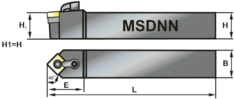 MSDNN 5050 S25 soustružnický držák
