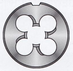 W 1/2 HSS/lamač,PN8/3211 (střední)  závitová kruhová čelist