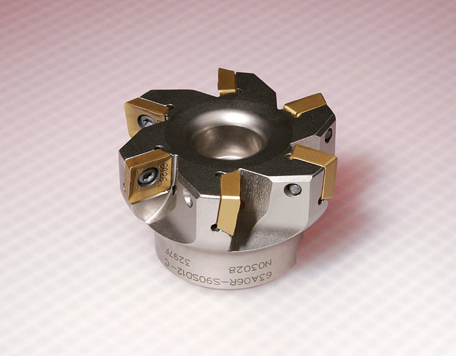 Nástrčná fréza s vyměnitelnými destičkami 80A06R-S90SD12-C do rohu rovinná