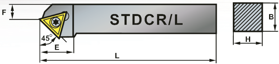 STDCL 1616-11 soustružnický držák