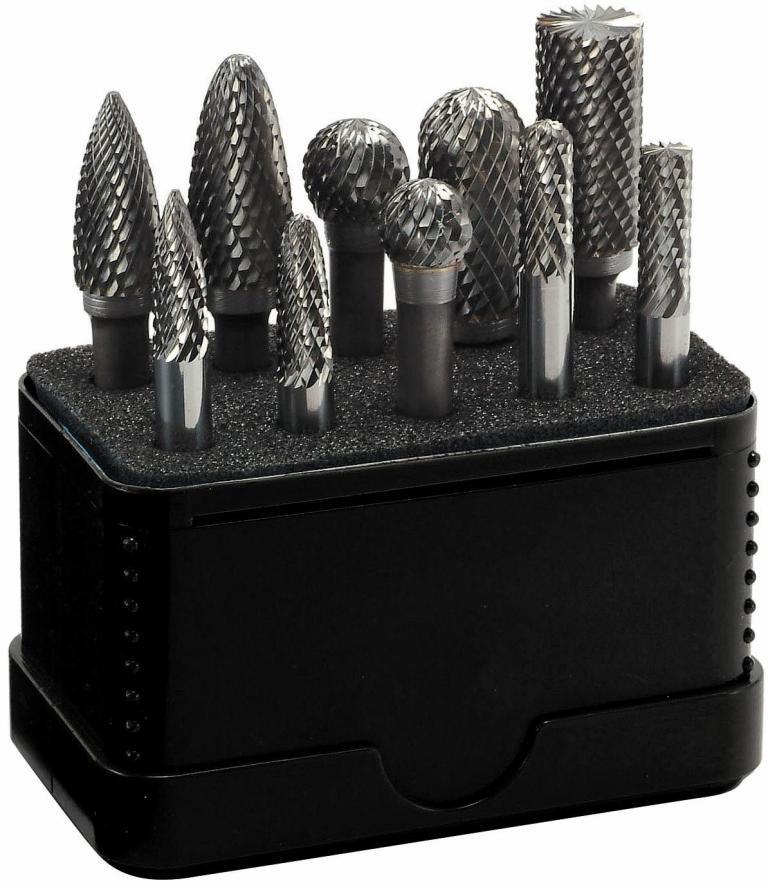 10 dílná sada SK technických fréz průměry 6-12 mm